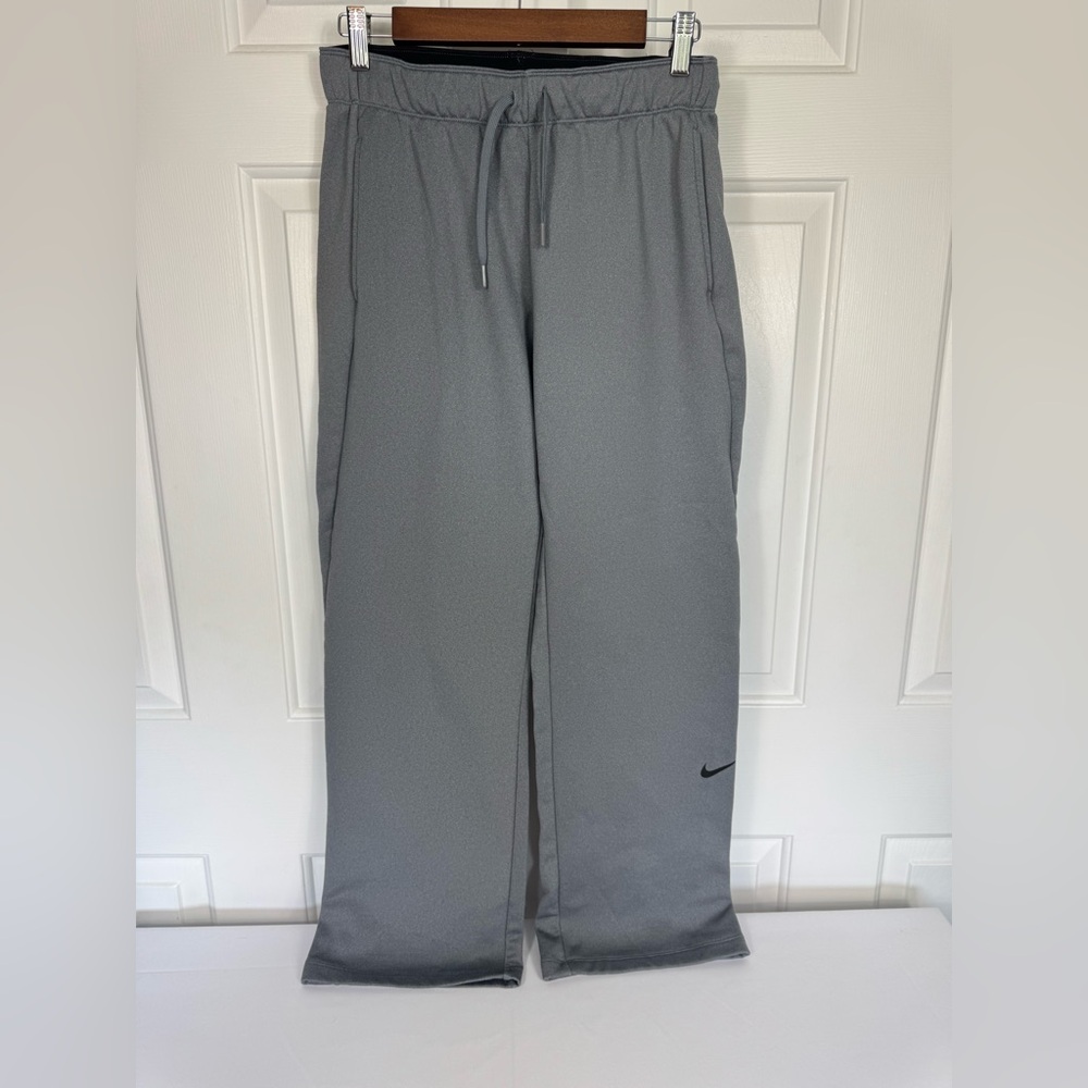 Nike‎ Active Fleece Sweatpants Women’s Size Small Gray Stretch Waist Drawstring